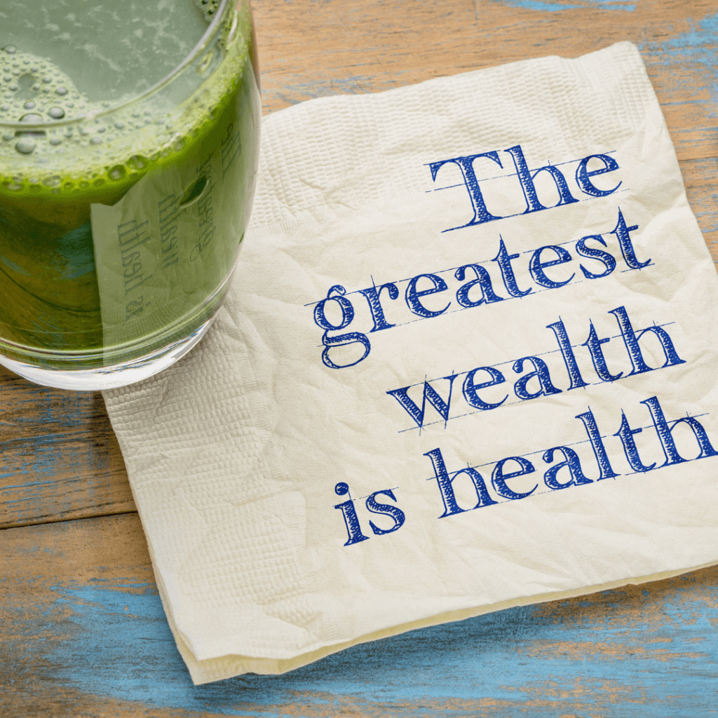 wealth is health