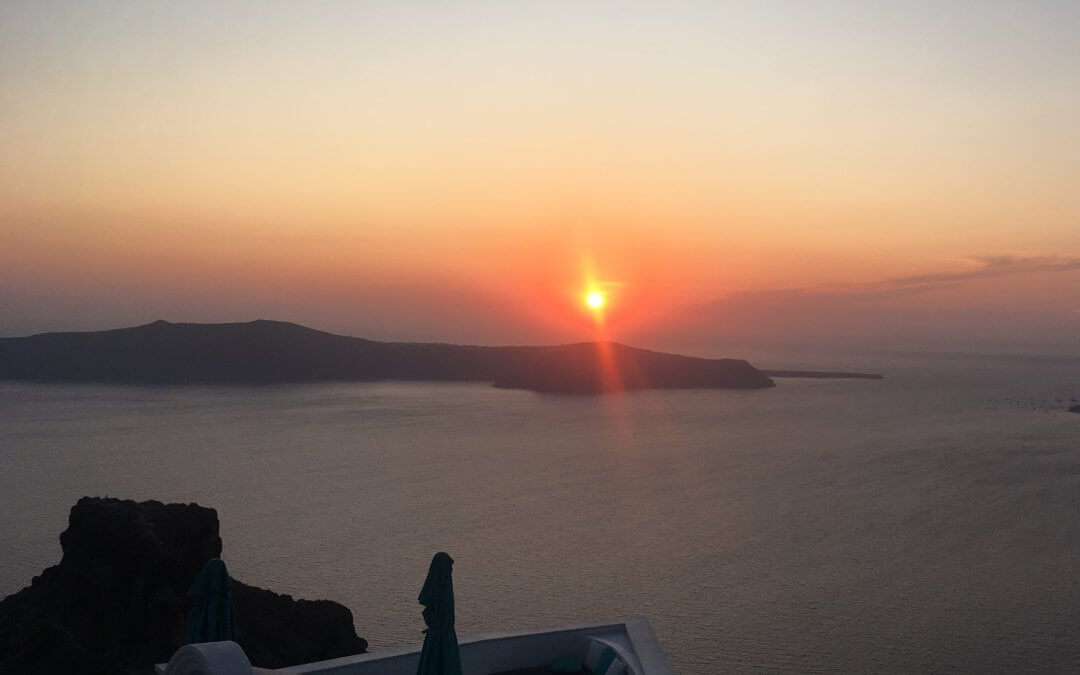 Pretty Greek sunrise