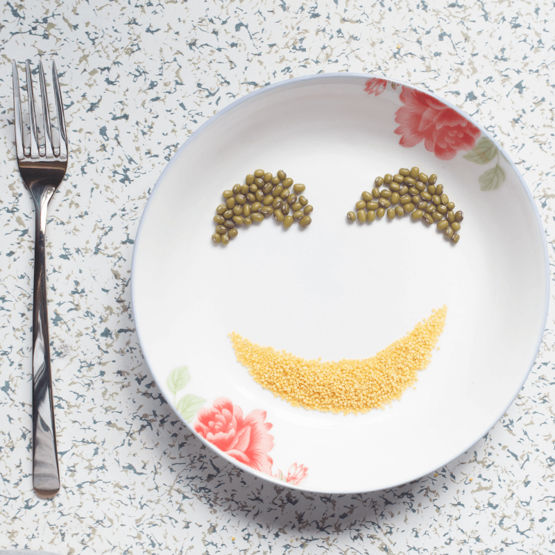 smiling plate photo