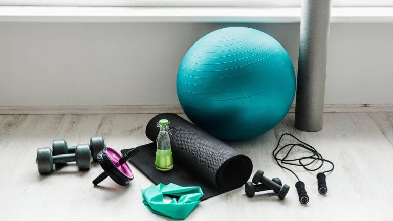 At home exercise equipment